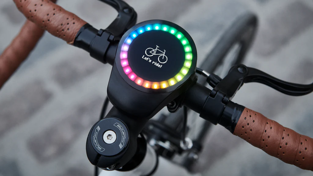 Accessories header. Bike computer.