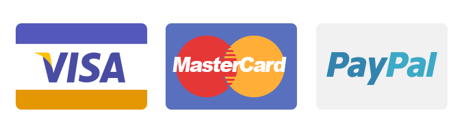 Cart Payments Accepted: Visa, Mastercard, American Express, PayPal
